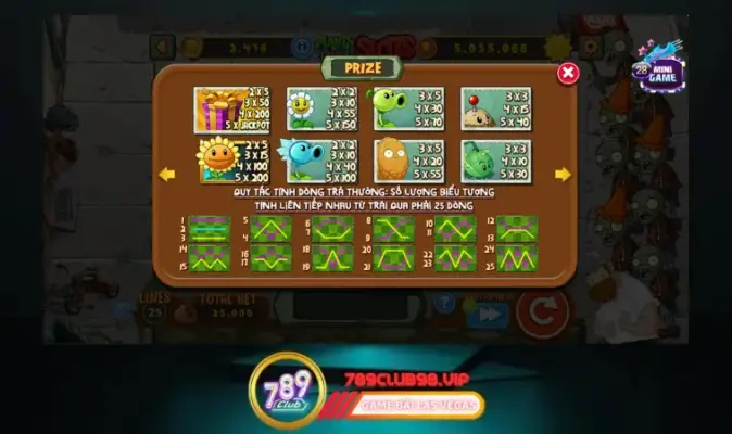 Chiến thuật quay slot Zombie And Plant bách thắng tại cổng game 789Club