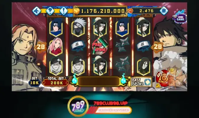 Chơi nổ hũ Naruto tại cổng game 789Club thế nào?